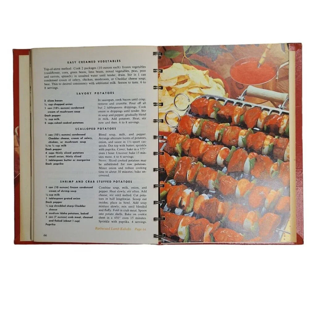 Campbell Cookbook Soup‎ Recipes Dishes Casseroles 1968 Edition Hardcover Vintage